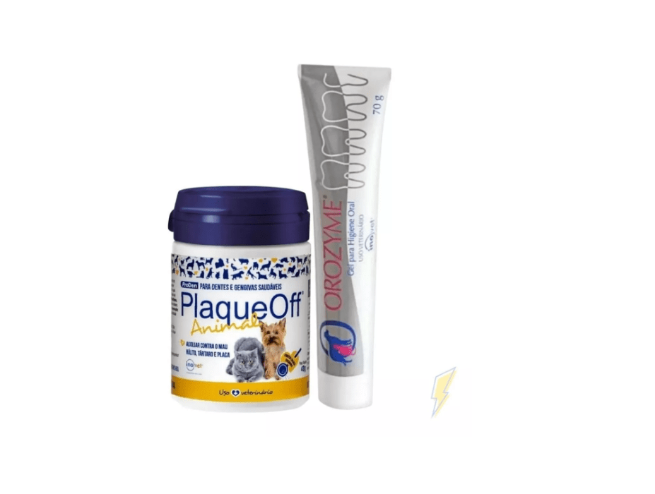 Kit 01 Plaque Off + 01 Orozyme Gel 70gr