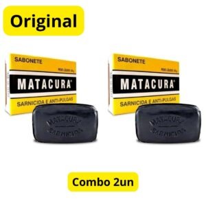 2un Sabonete Matacura Sarnicida e Antipulgas 80gr