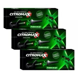 Kit 3 Un Citromax Seringa 10g Remedio Mata Formigas Em Gel