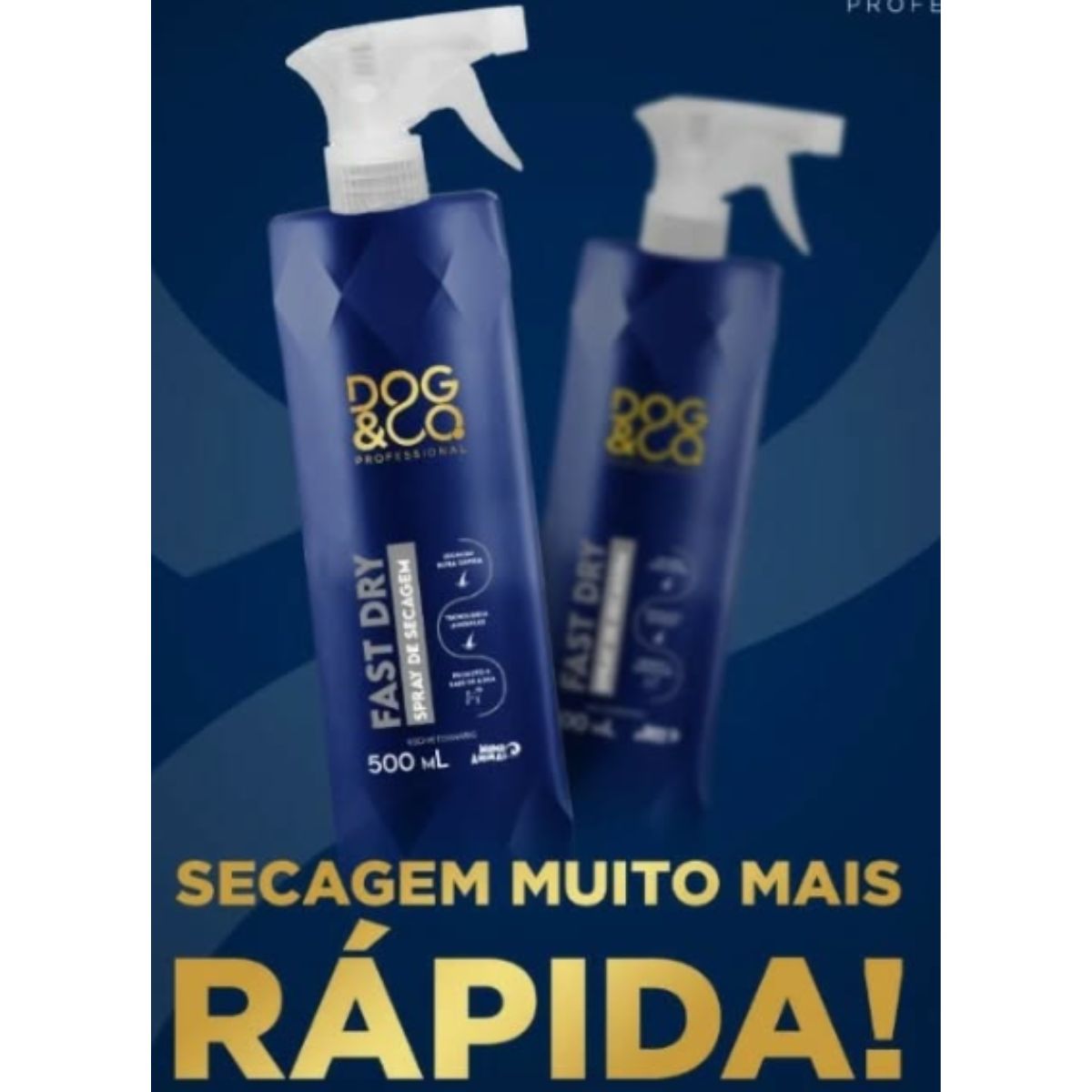 DogCo Professional Spray Fast Dry 500ml - Mundo Animal - Imagem 3