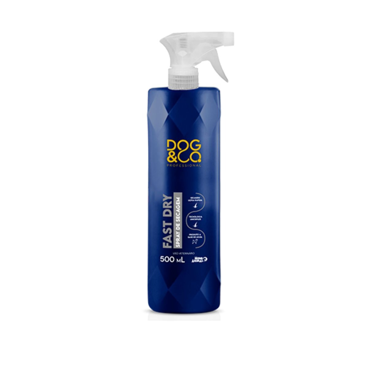 DogCo Professional Spray Fast Dry 500ml - Mundo Animal - Imagem 2