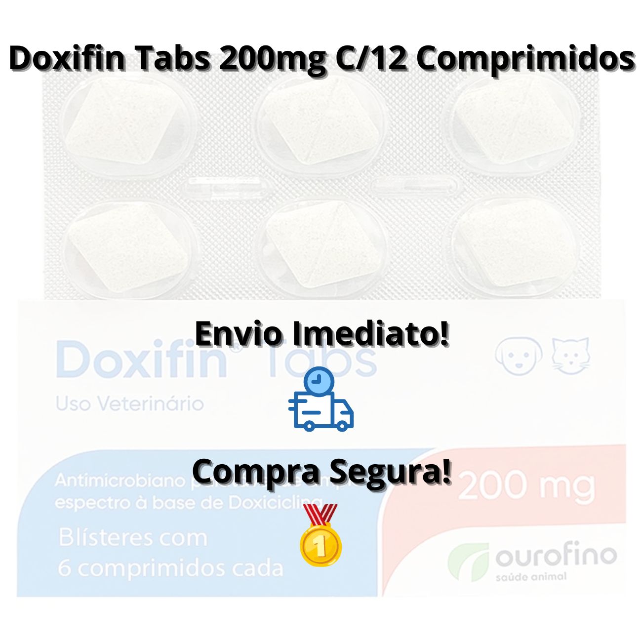 Doxifin Tabs 200mg 12cp - Imagem 3