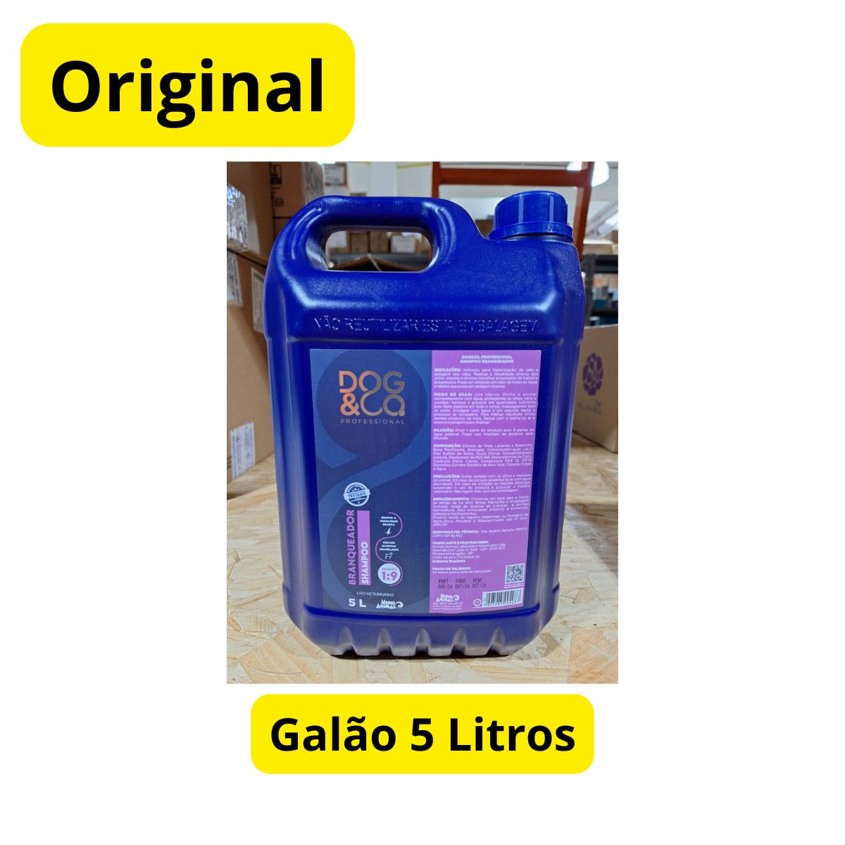 Dog&Co Professional Shampoo Branqueador 5l - Mundo Animal