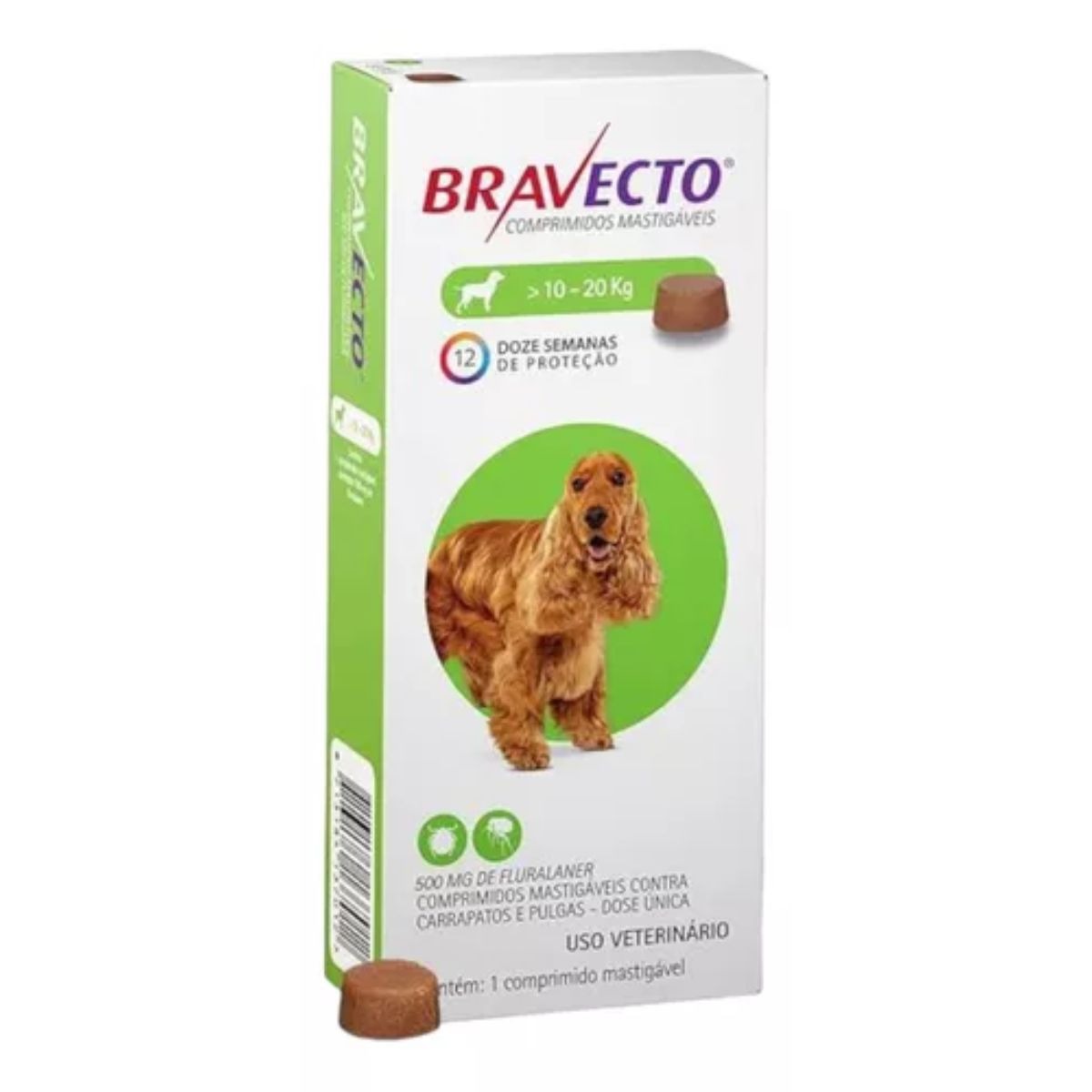 Bravecto 10kg a 20kg