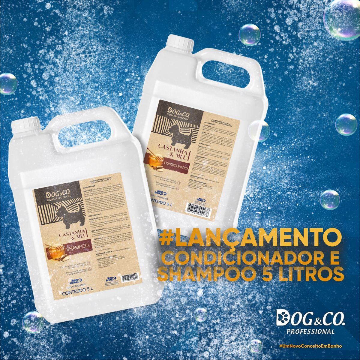 Dog&Co Riquezas Do Brasil Condicionador Castanha E Mel 5l - Imagem 4