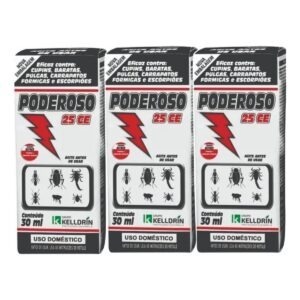 3Un Poderoso 25ce 30ml Para Cupim Formigas - Kelldrin