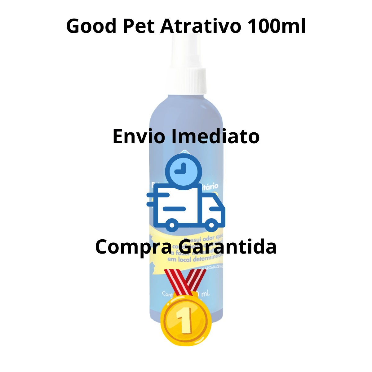 Educador Sanitário Atrativo P/ Cães Filhotes Good Pet 100 Ml - Imagem 3