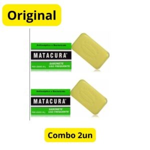 2un Sabonete Matacura - Antisséptico E Bactericida - 90g