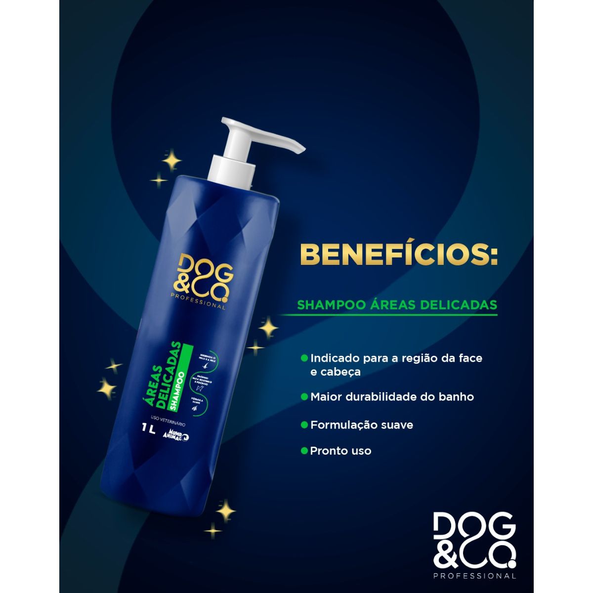 Dog&Co Professional Shampoo Areas Delicadas 1l - Imagem 3