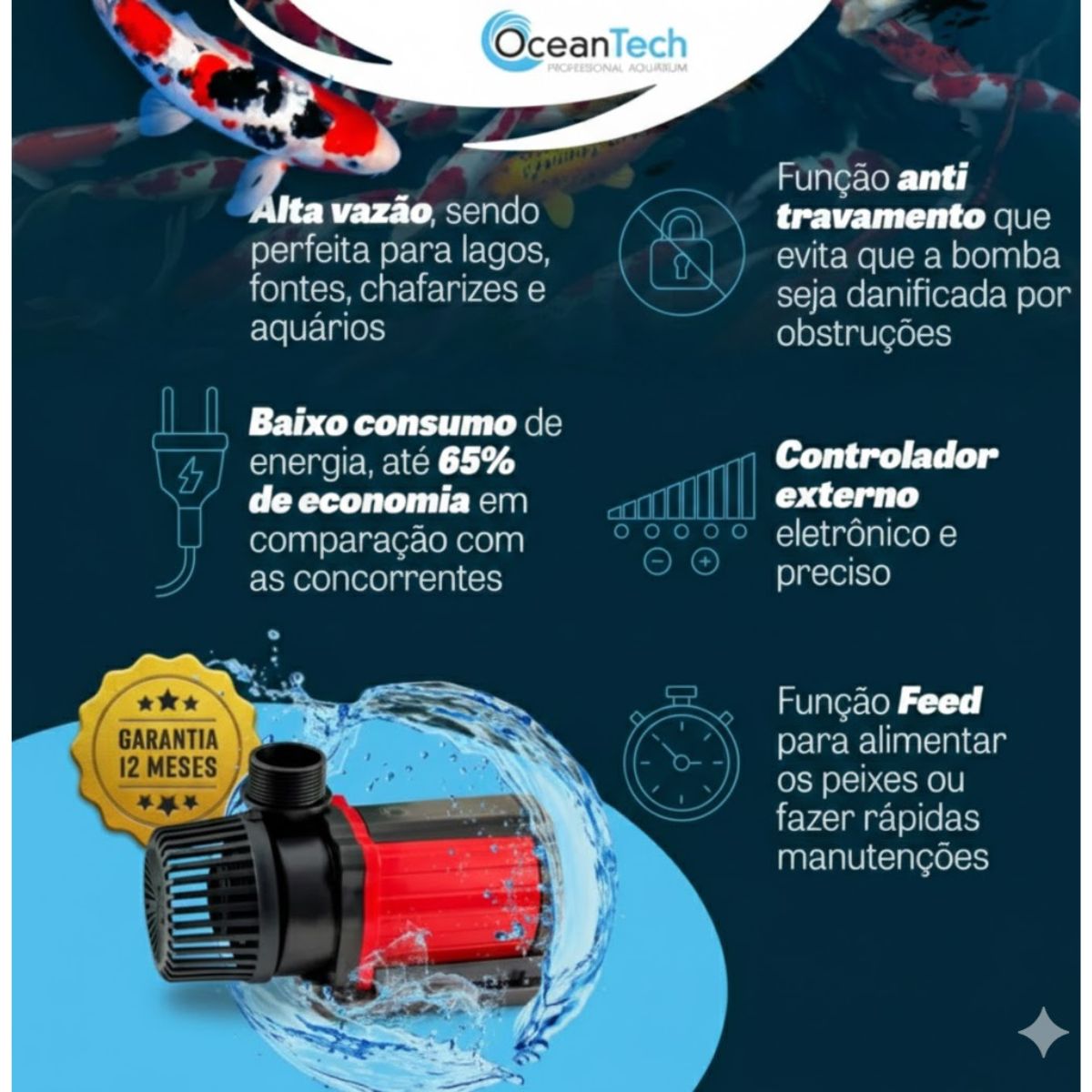 Bomba AC 6000 220v - Ocean Tech - Imagem 2