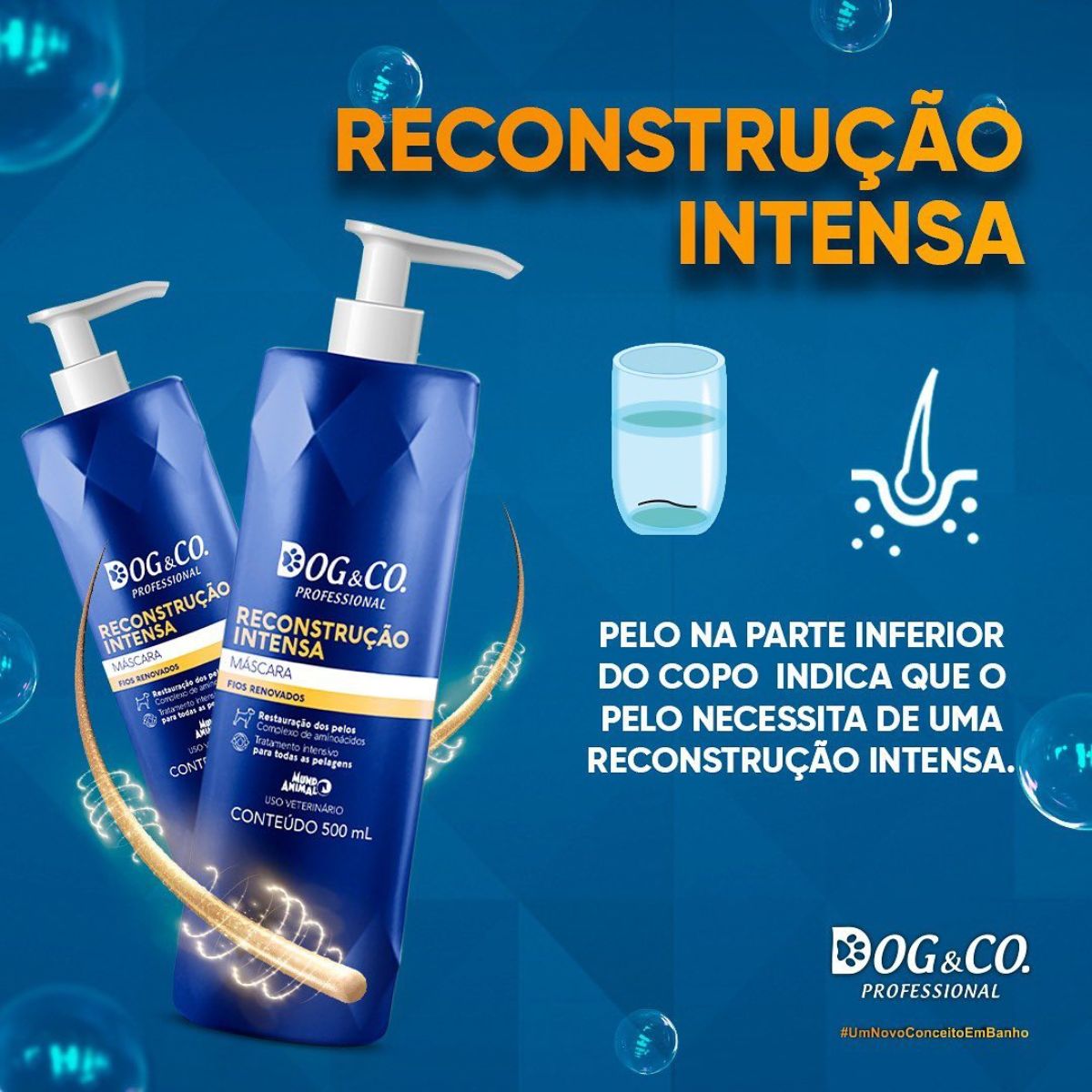 DogCo Professional Mascara Reconstrução Intensa 500ml - Imagem 3