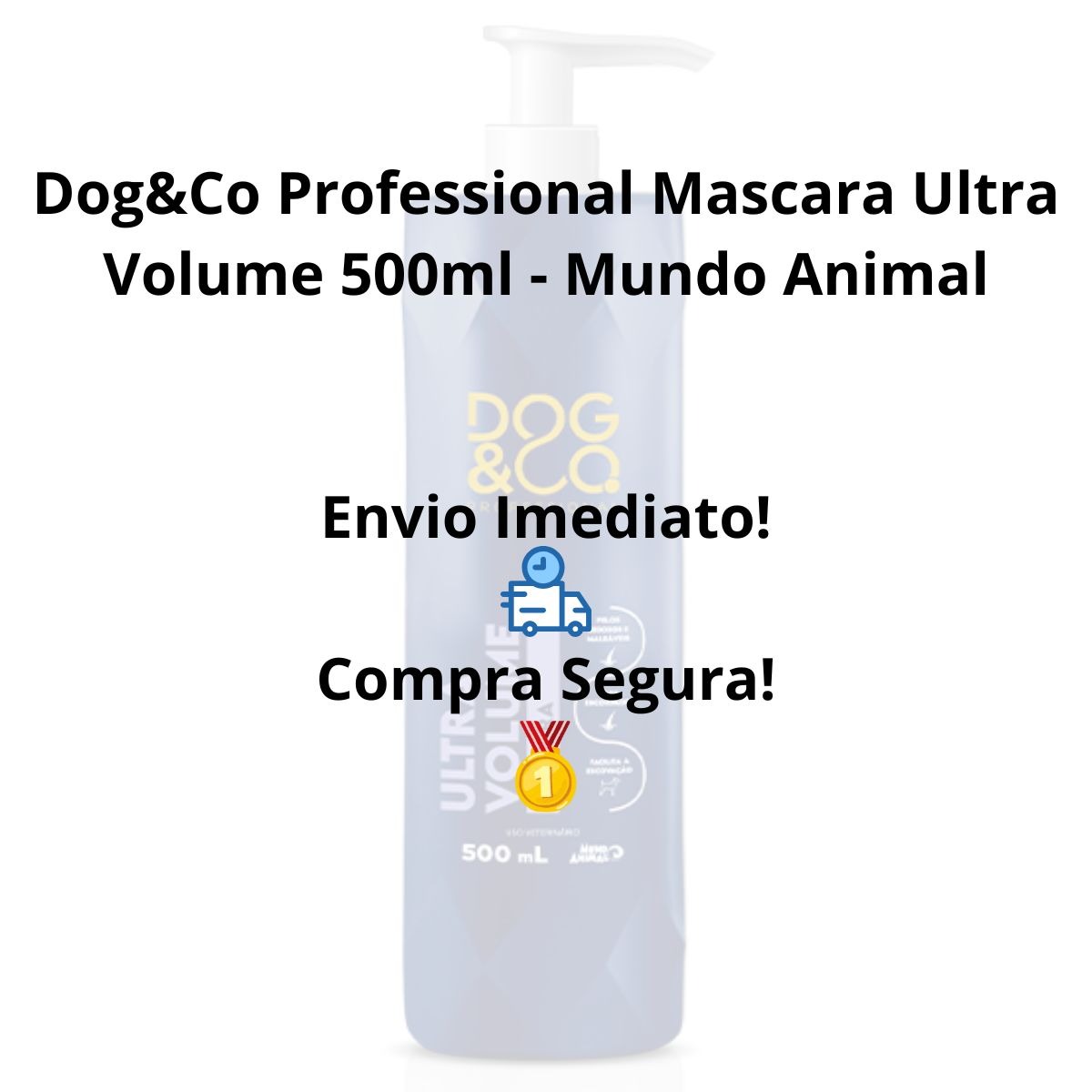 DogCo Professional Mascara Ultra Volume 500ml Mundo Animal - Imagem 4