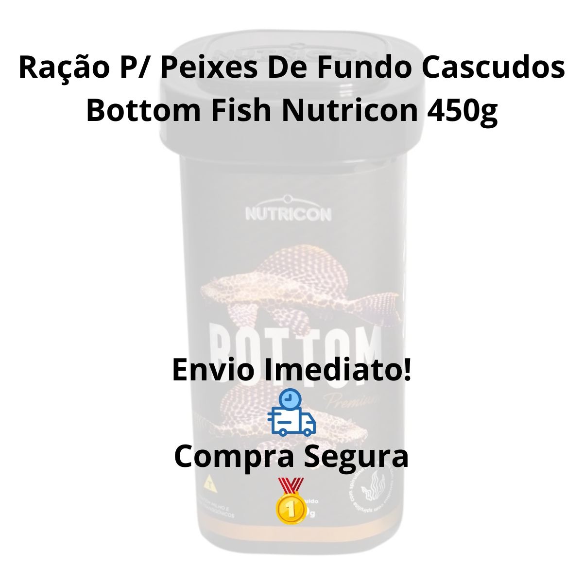 Ração Nutricon Para Peixes De Fundo Bottom Premium 450g - Imagem 4