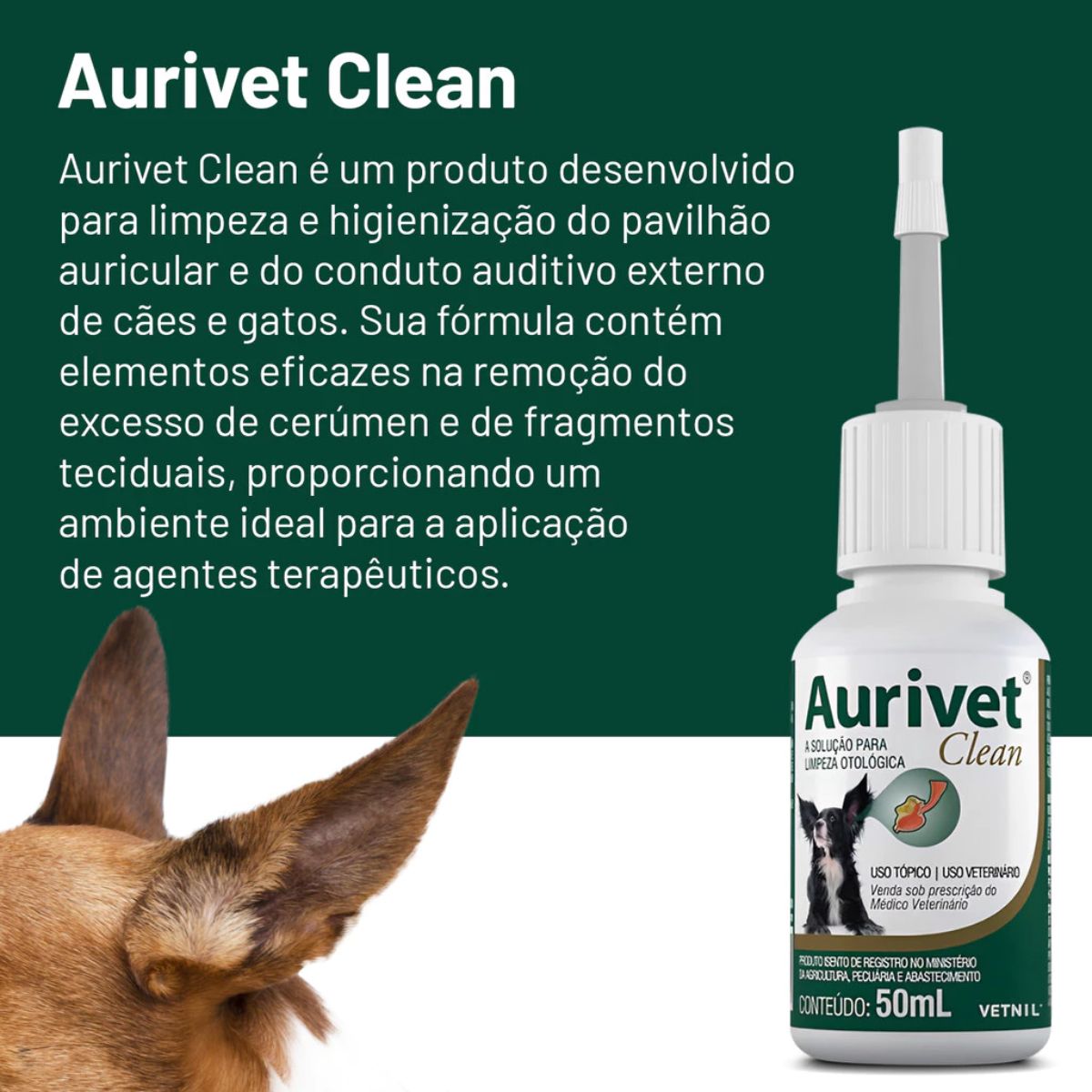 Aurivet Clean 50ml - Imagem 4