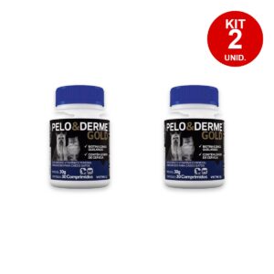Kit 02 Pelo e Derme Gold 30 Comprimidos - Vetnil
