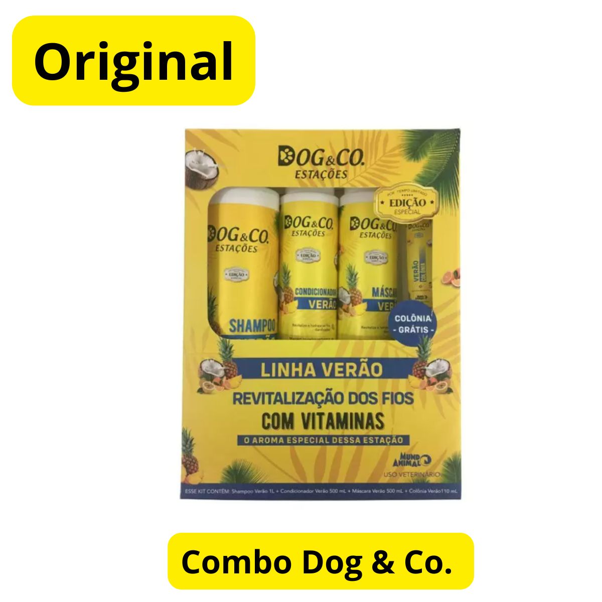 Combo Dog&Co Estações Verão - Mundo Animal