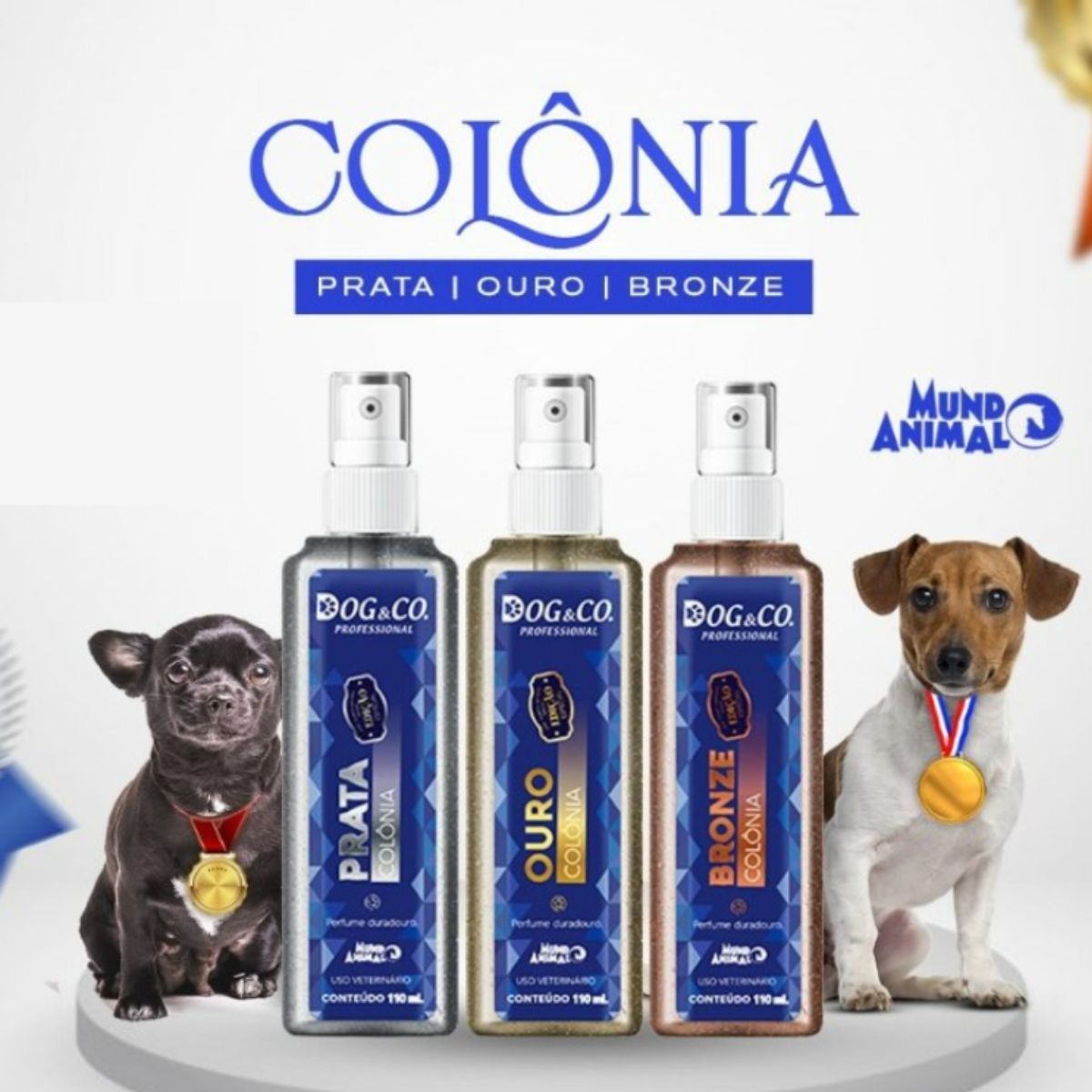 Dog & Co Colônia Exclusive 500ml para Cães Mundo Animal - Imagem 3