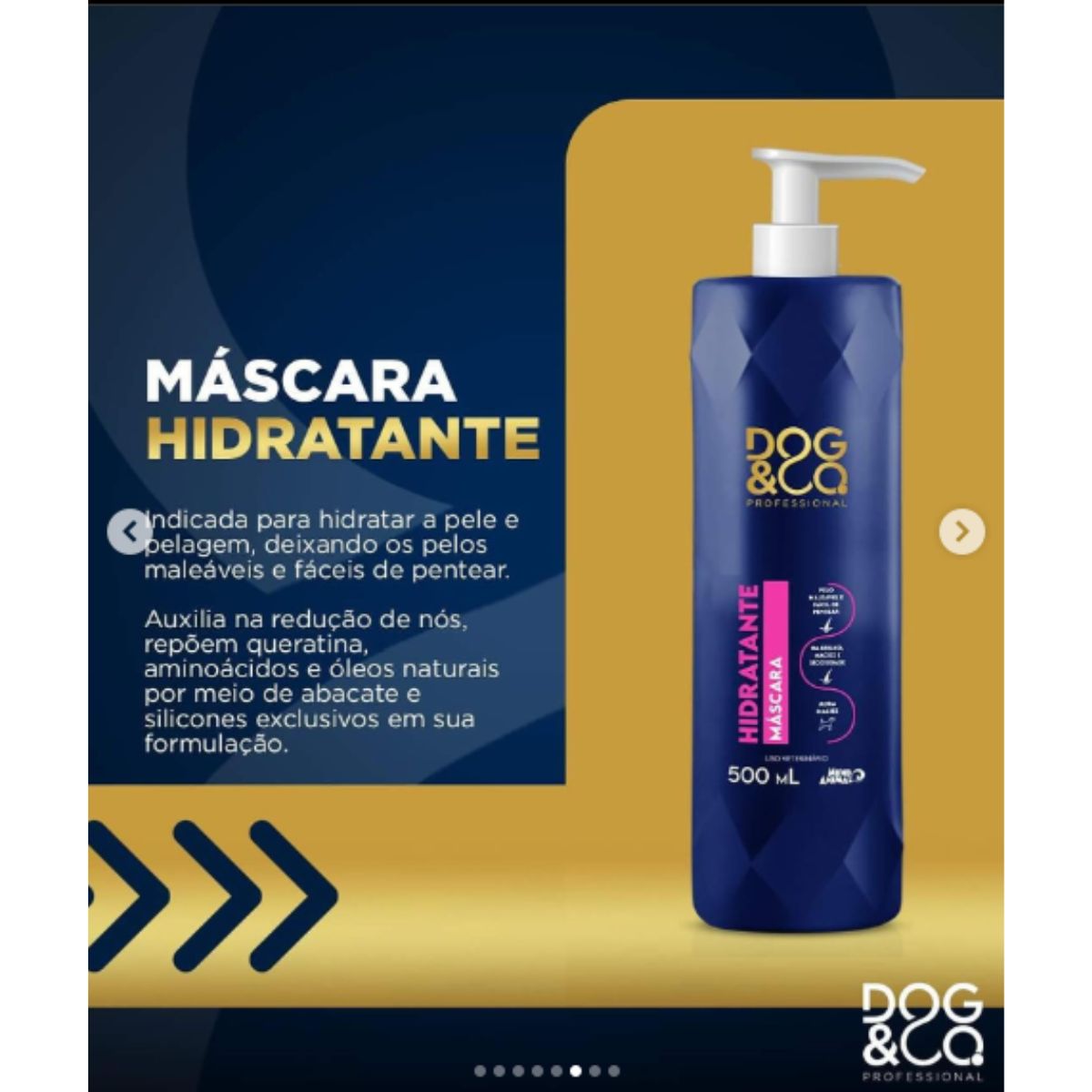Dog&Co Professional Mascara Hidratante 500ml - Mundo Animal - Imagem 3