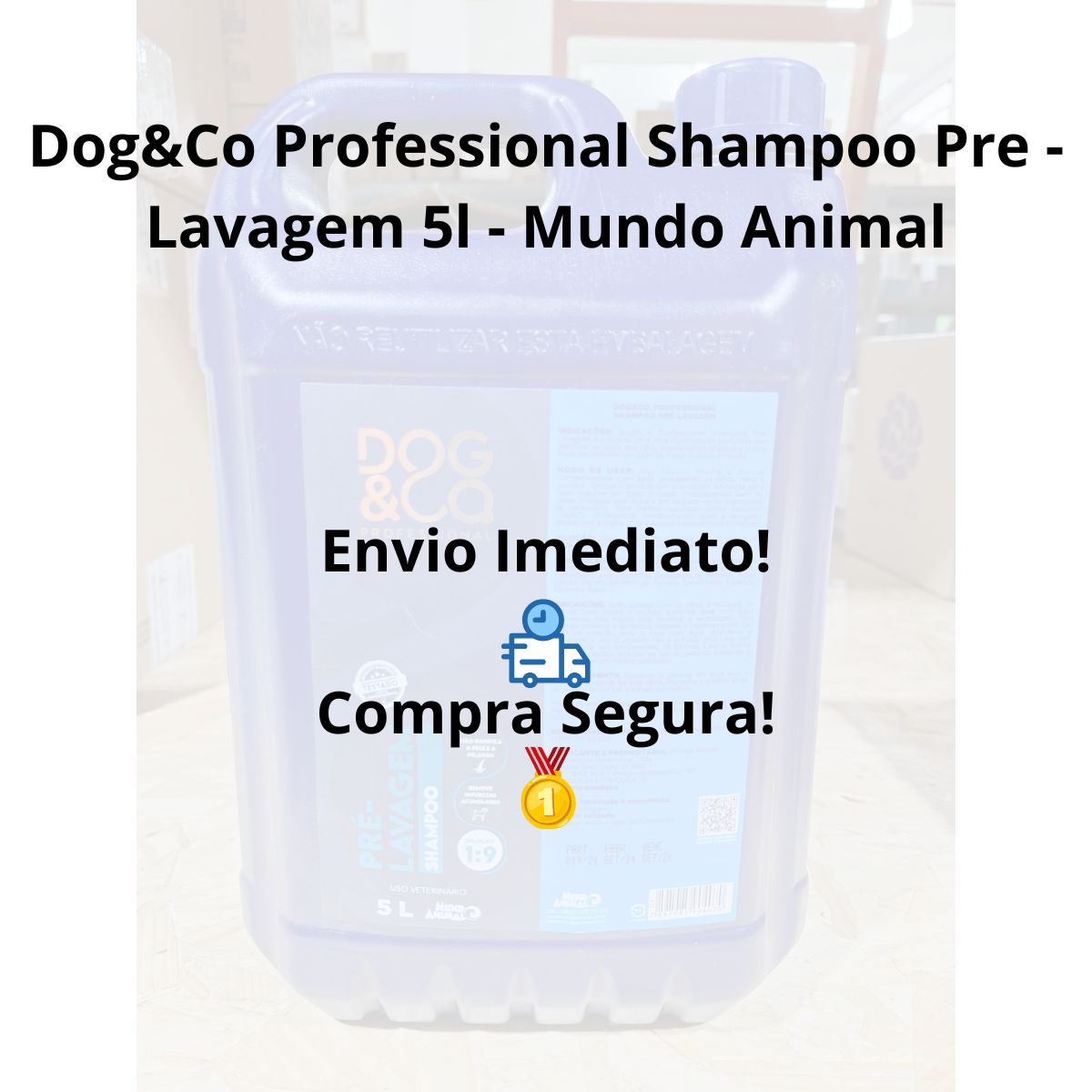 Dog&Co Professional Shampoo Pre - Lavagem 5l - Mundo Animal - Imagem 5