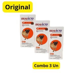 3 Un Bravecto 4,5kg a 10kg