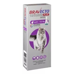 Bravecto Gato Plus 6,25kg a 12,5kg