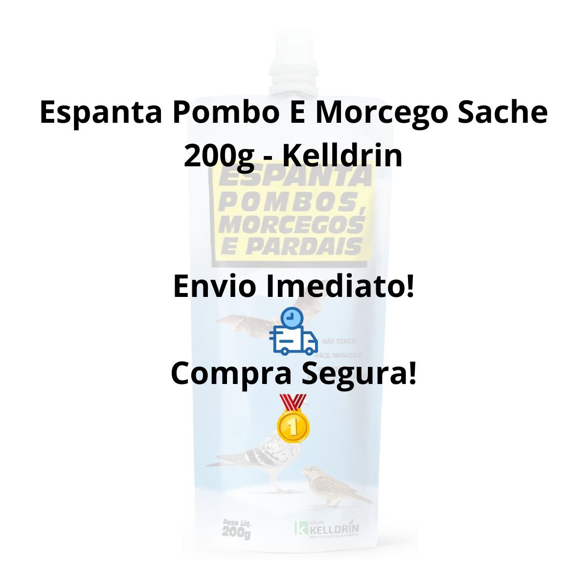 Espanta Pombos, Morcegos E Pardais (Sachê) 200g - Imagem 7