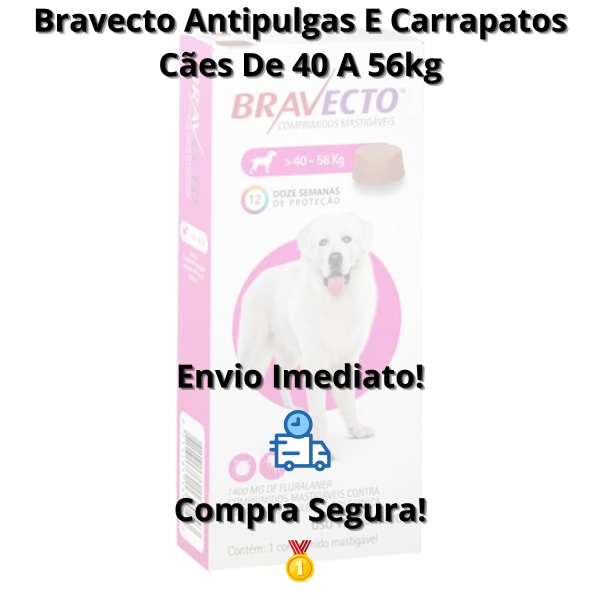 Bravecto 40kg a 56kg - Imagem 6