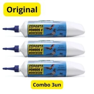 3 Espanta Pombos Morcegos (Bisnaga) 200g