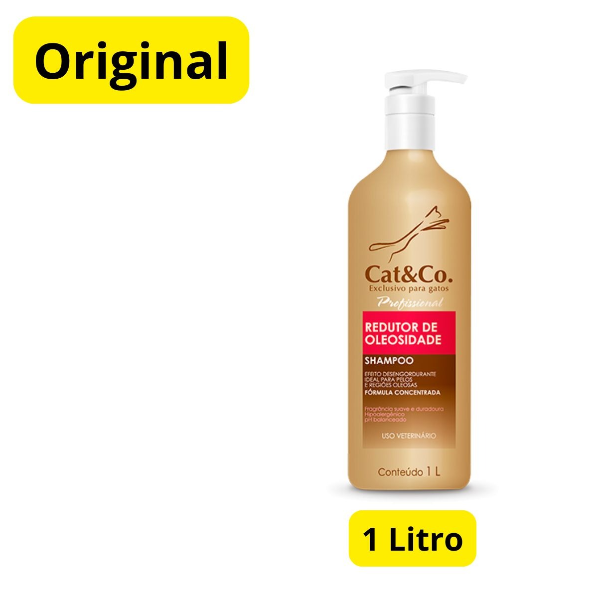 Cat&Co Sh Redutor De Oleosidade 1l