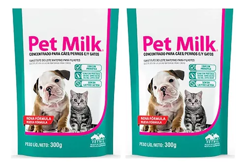 Kit 02 Pet Milk 300g