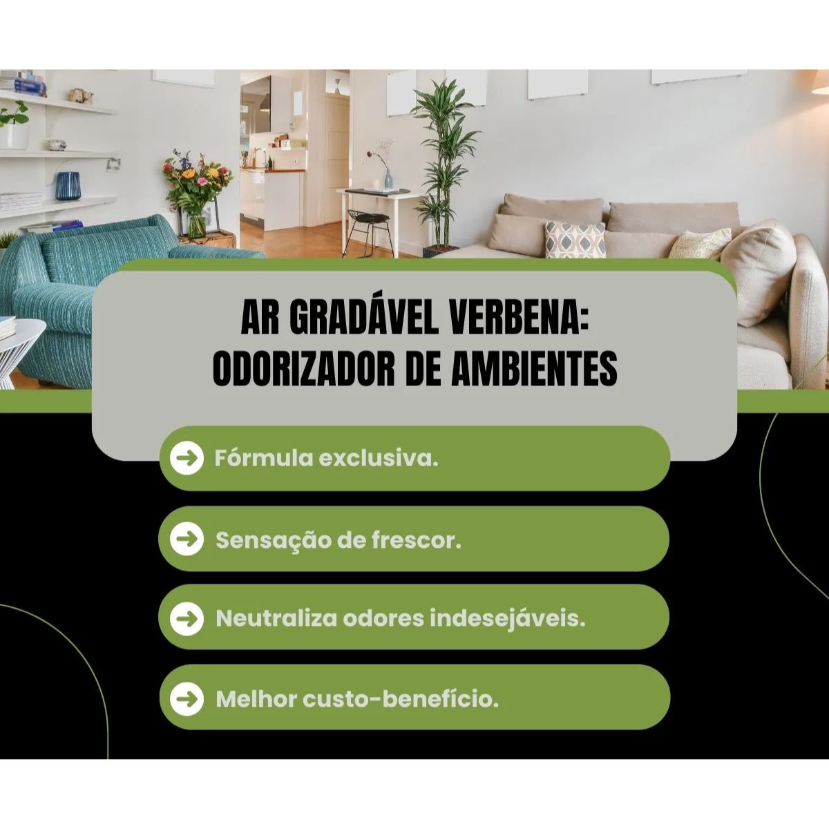 Ar Gradavel Verbena 400ml - Imagem 5