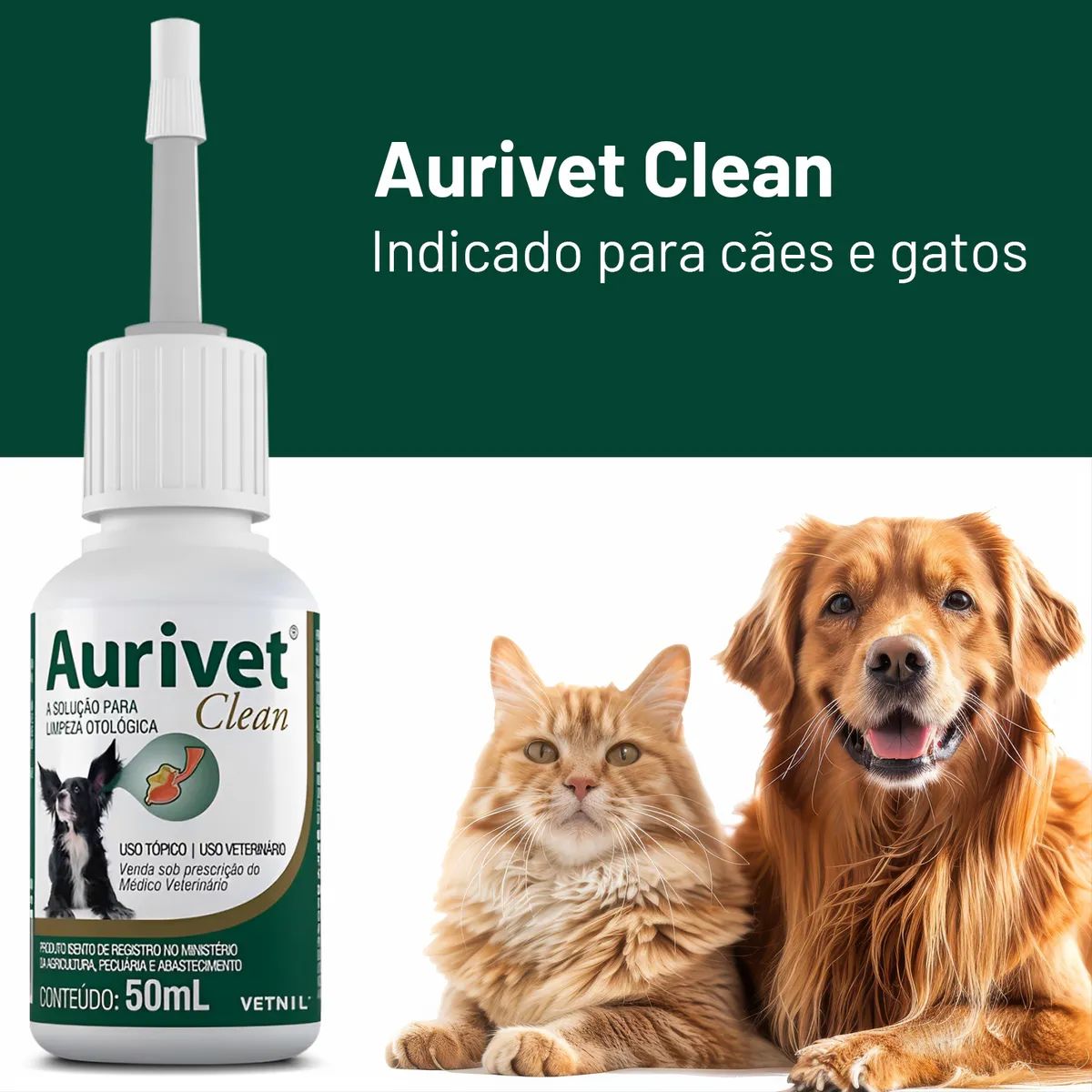 Aurivet Clean PH Neutro 50ml - Imagem 3