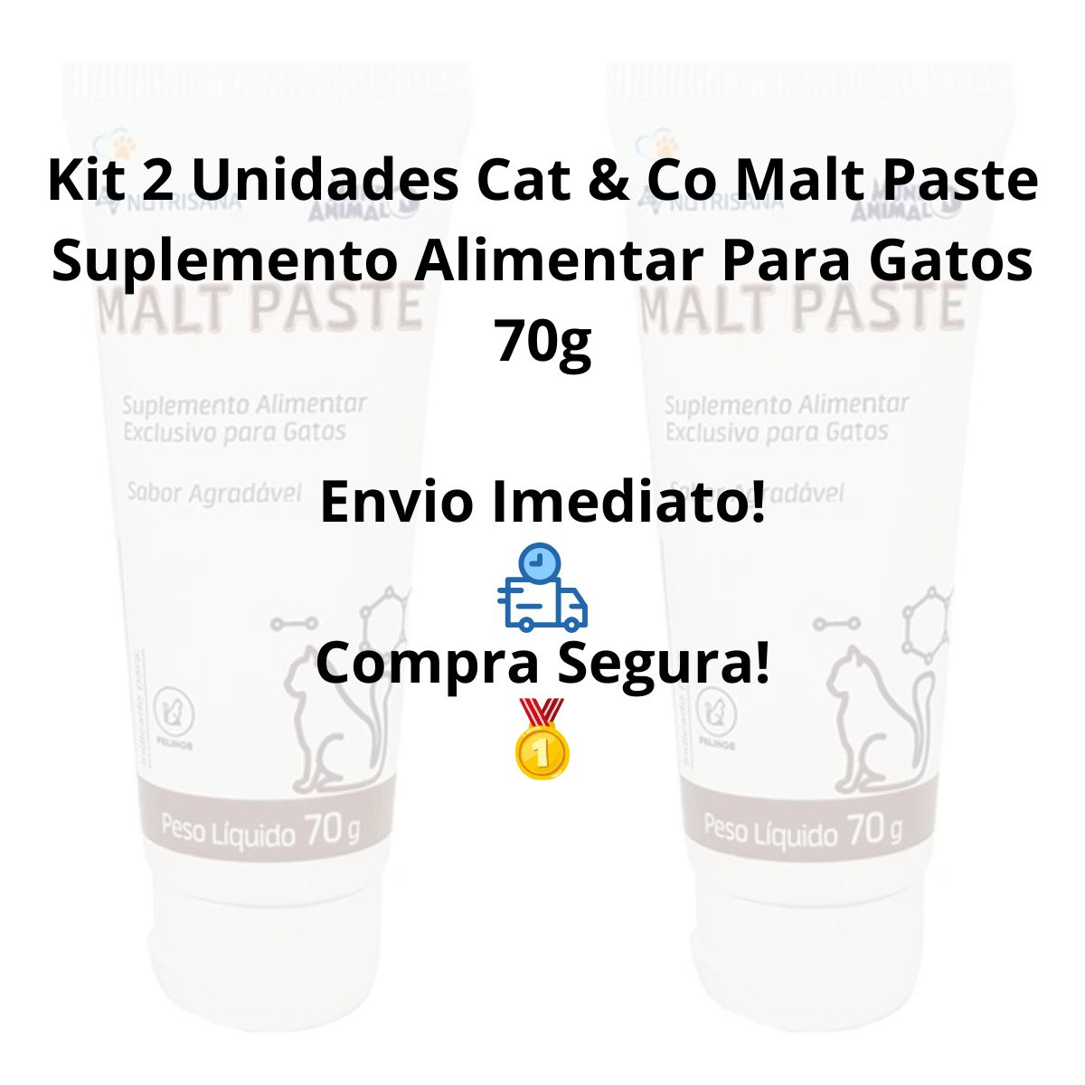 2un Malt Paste 70g - CatCo Nutrisana Mundo Animal - Imagem 9