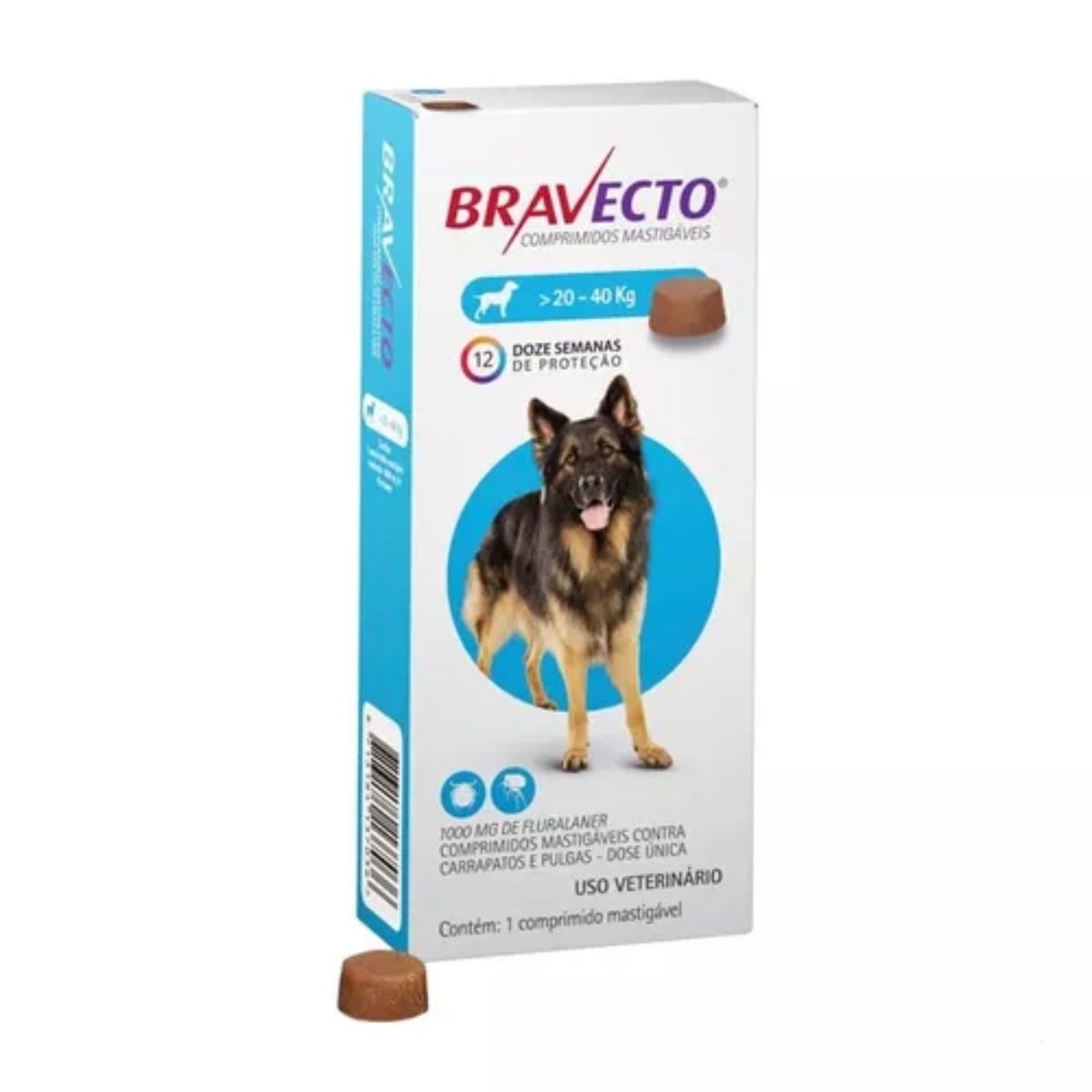 Bravecto 20kg a 40kg -MSD