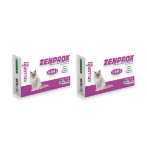 2un Zenprox Gato 100 mg Vermifugo 4 em 1 - Kelldrin