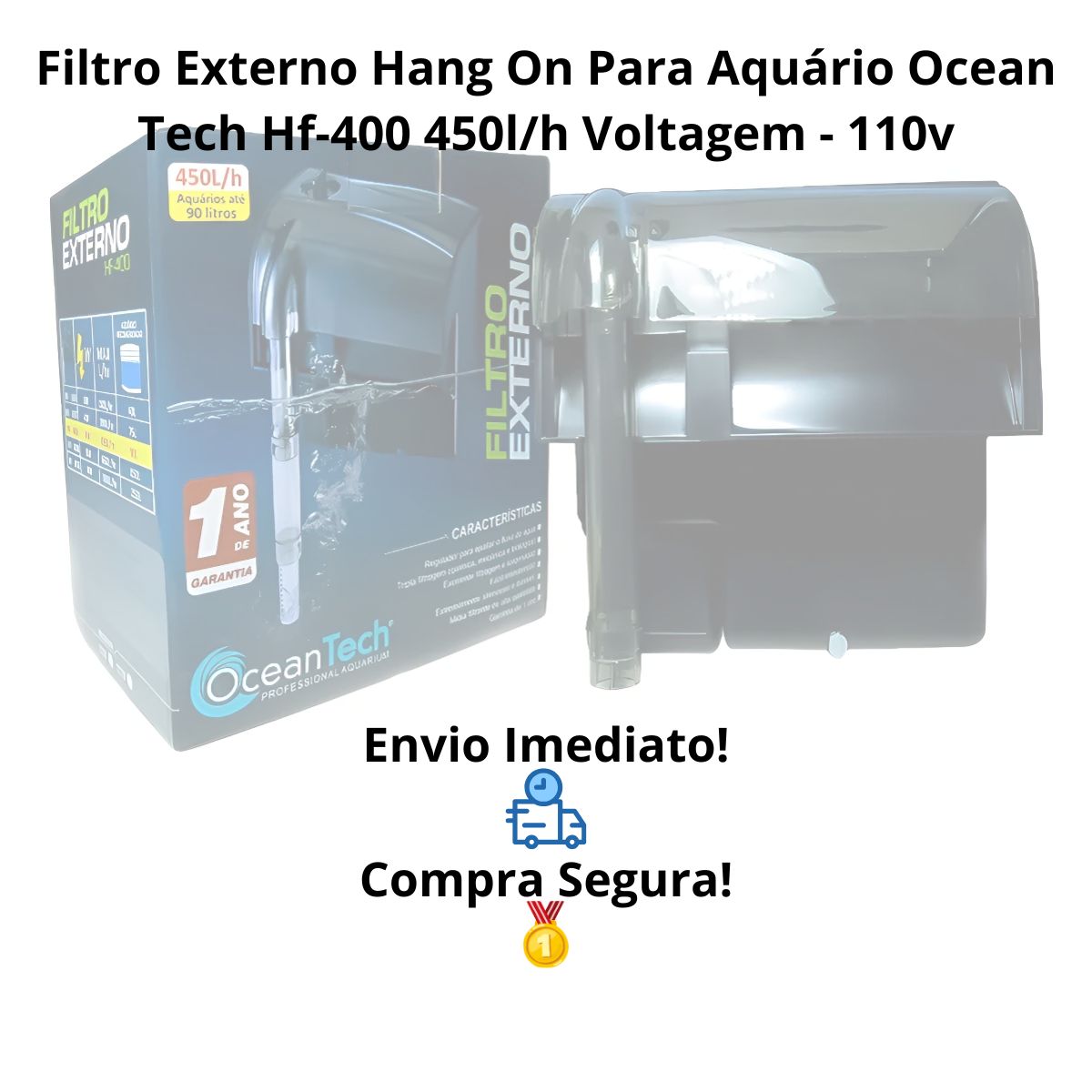 Filtro Externo HF-400 Ocean Tech 450LH 127V - Ocean Tech - Imagem 8