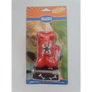 Vermelho Kit Higiene P/ Coleira Chaveiro + 2 Rolos Chalesco