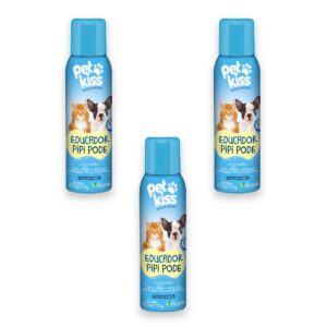 3un Pet Kiss Educador Pipi Pode 150ml/105g - Kelldrin