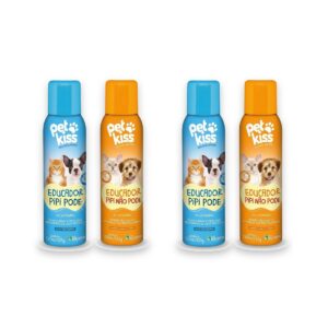 2 Kit Pet Kiss Educador Pipi Pode E Pipi Não Pode - Kelldrin