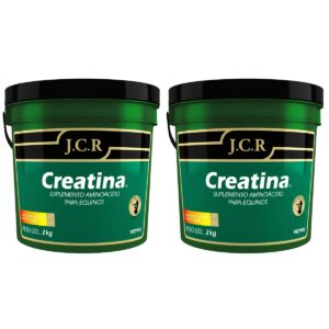 2 Creatina JCR 2kg Balde -Vetnil - Suplemento Para Equinos