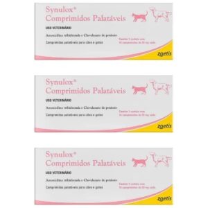 3un Synulox 50mg - Cx Com 10 Comprimidos - Zoetis