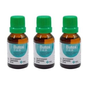 Kit 3 Butox Antipulgas Carrapaticida Sarnicida Ambiente 20ml