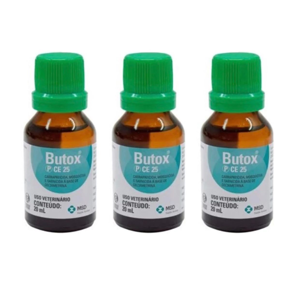Kit 3 Butox Antipulgas Carrapaticida Sarnicida Ambiente 20ml