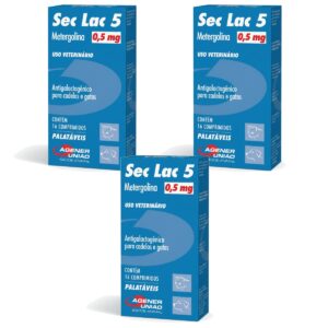 3 Sec Lac 5 - 16 Comprimidos 0,5mg - Agener União