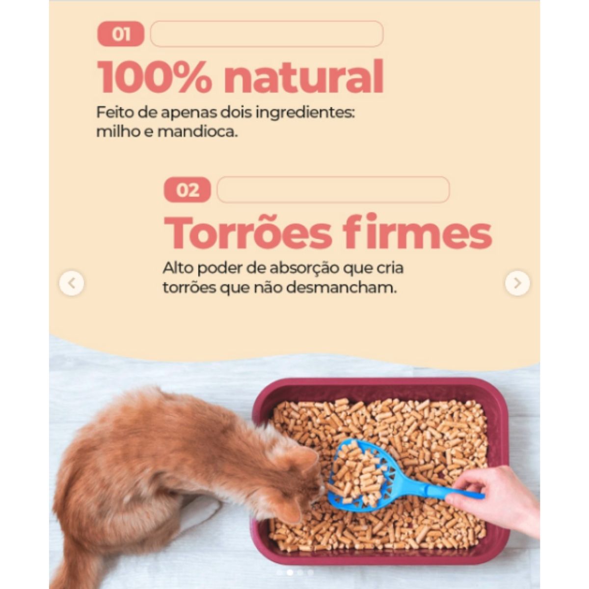 Kit 2 Areia Higienica Chamego 4kg Graos Medios - Bem-me-Pet - Imagem 8