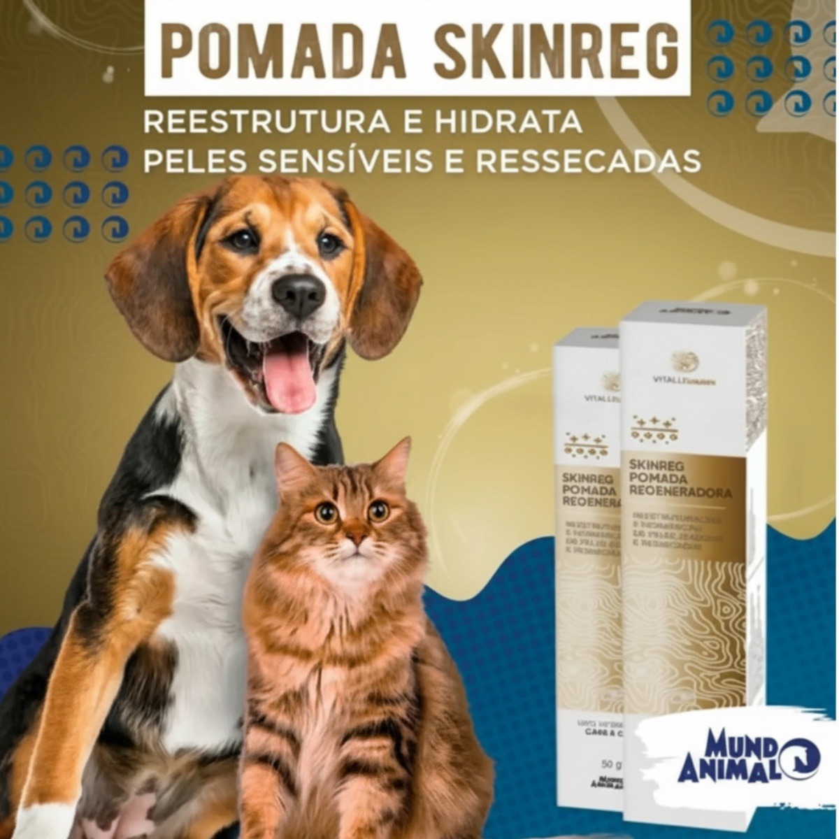 Vitallederm Skinreg 50g - Mundo Animal - Imagem 6
