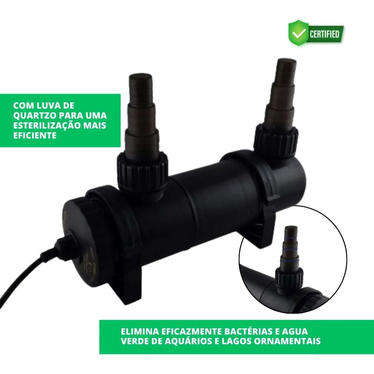 Esterilizador Filtro UV 9W 127V - Ocean Tech - Imagem 4