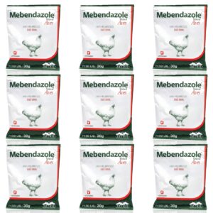 9 Mebendazole Vetnil Aves 30g - Vetnil