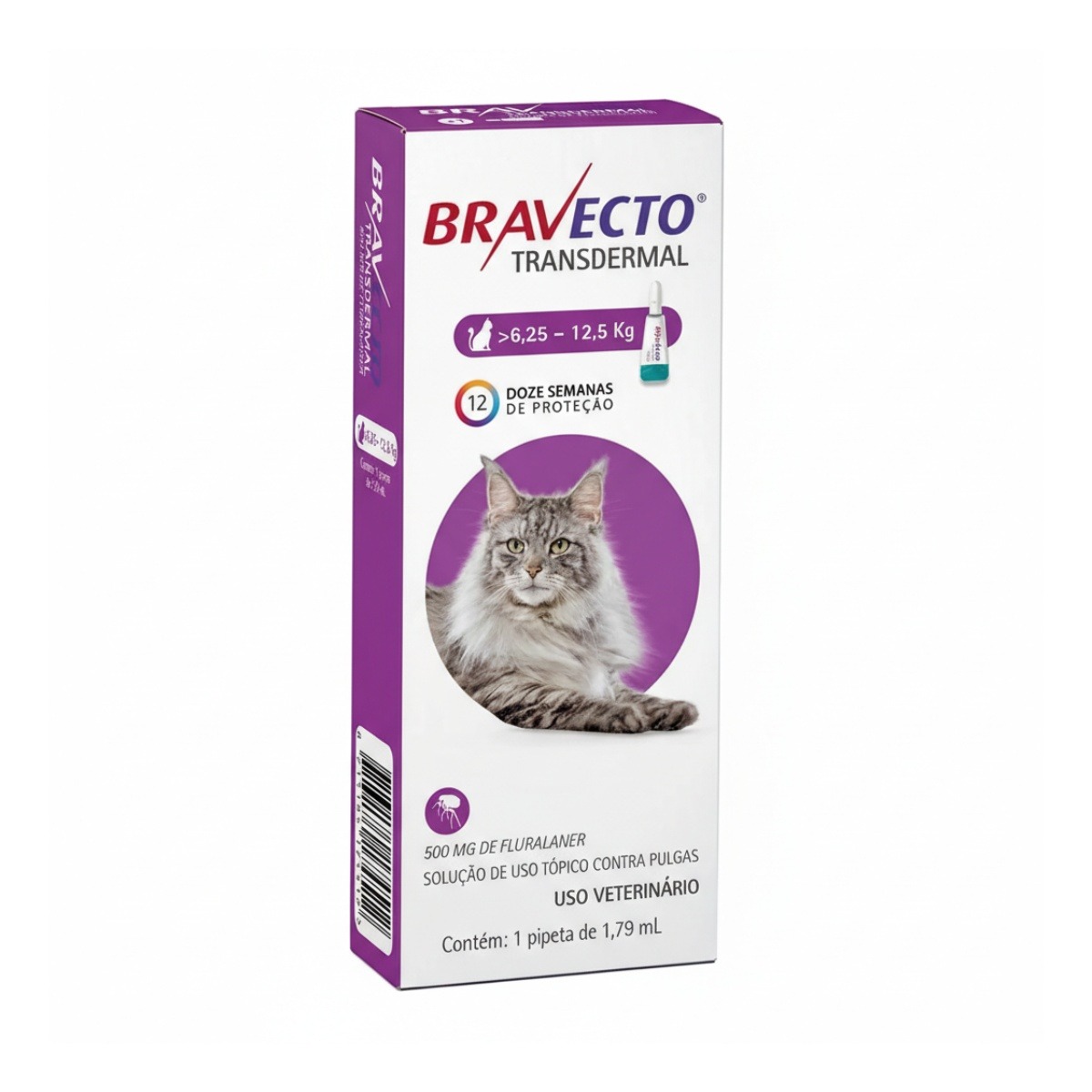 Bravecto Transdermal Gatos 500mg - MSD
