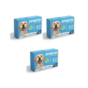 3un Zenprox 2700mg Cães Grande Porte - Vermifugo 4 em 1